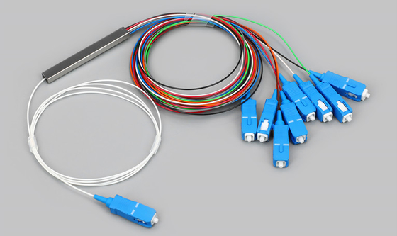 FTTX-Faser Optik-1*8 FTTH Verbindungsstück PLC-Teiler-Mini Type Scs /upc