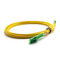 3.0mm Duplex-Faser-Optikverbindungskabel, Einmodenfaser-Flecken-Kabel Lc zu Lc